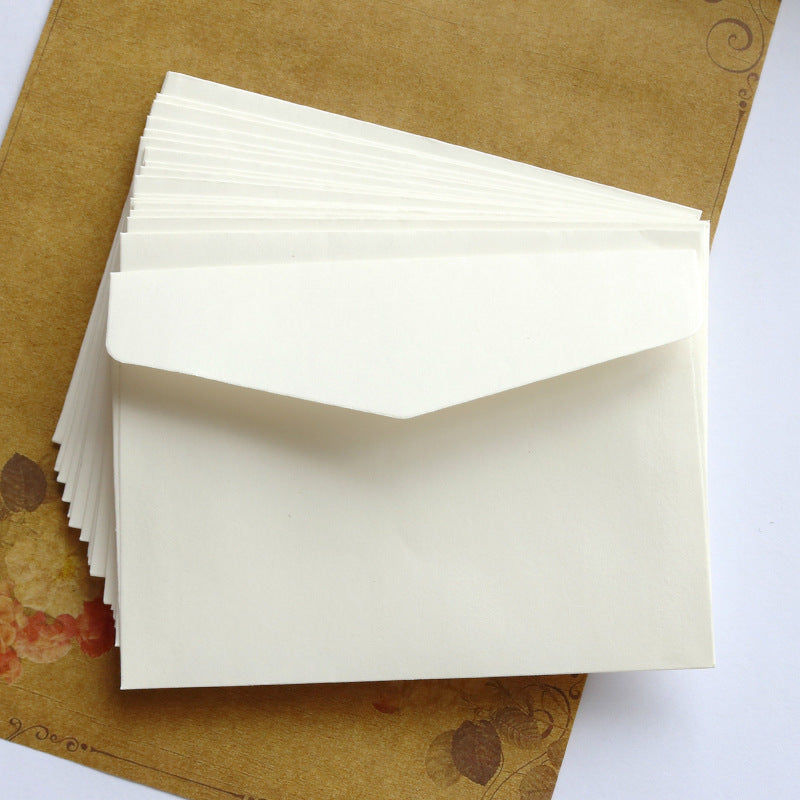 Ivory White Envelope Storage Bag