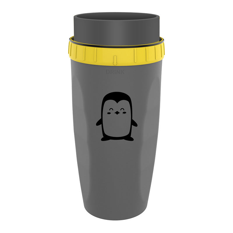 No Cover Twist Travel Cup with Straw and Double Insulation