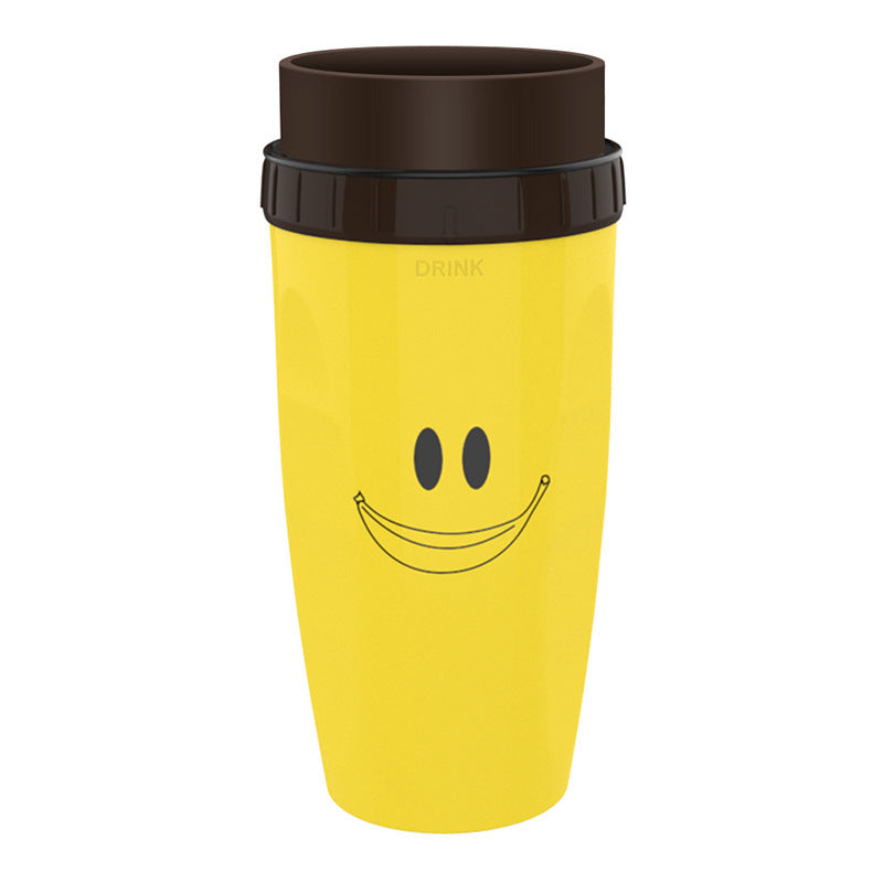 No Cover Twist Travel Cup with Straw and Double Insulation