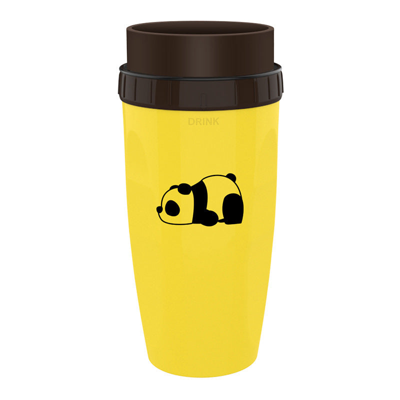 No Cover Twist Travel Cup with Straw and Double Insulation