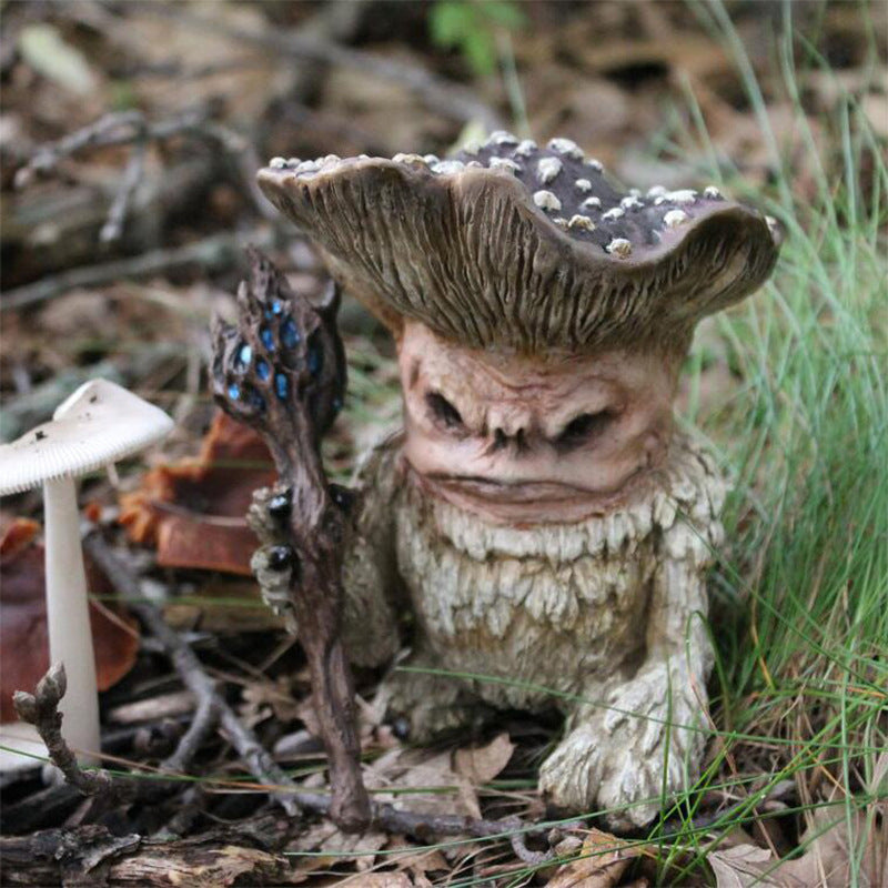 Mushroom Elf Shaman Sorcerer Troll Resin Crafts