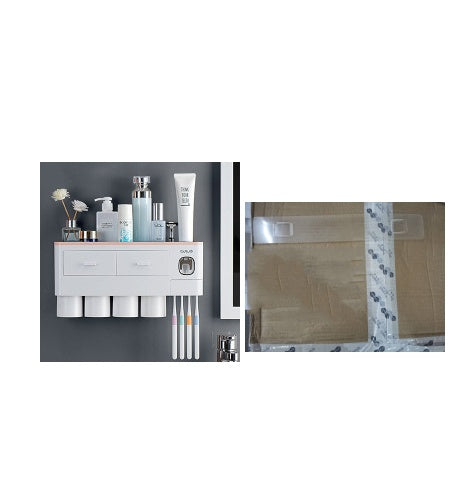 Magnetic Toothbrush Holder Storage Rack