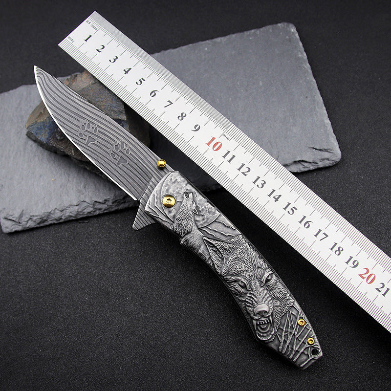 High Hardness Folding Outdoor Survival Knife
