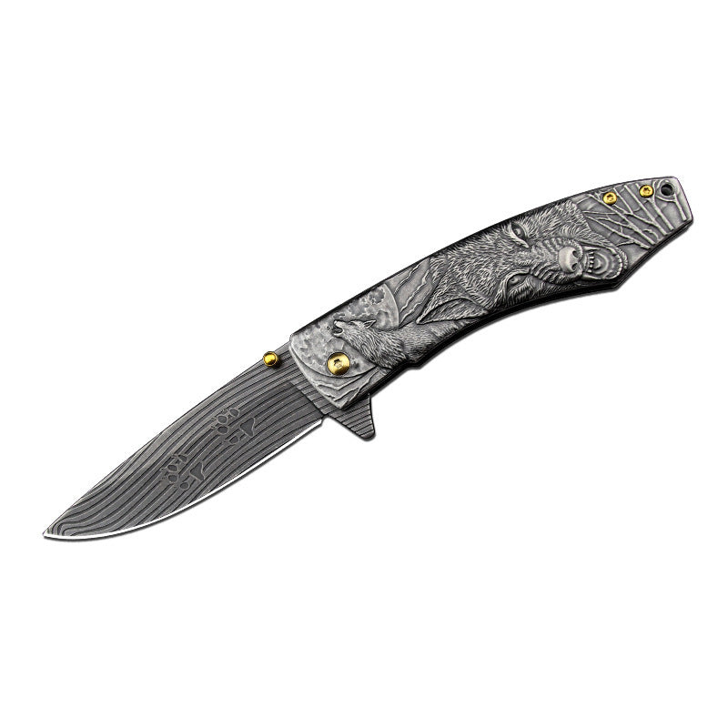 High Hardness Folding Outdoor Survival Knife