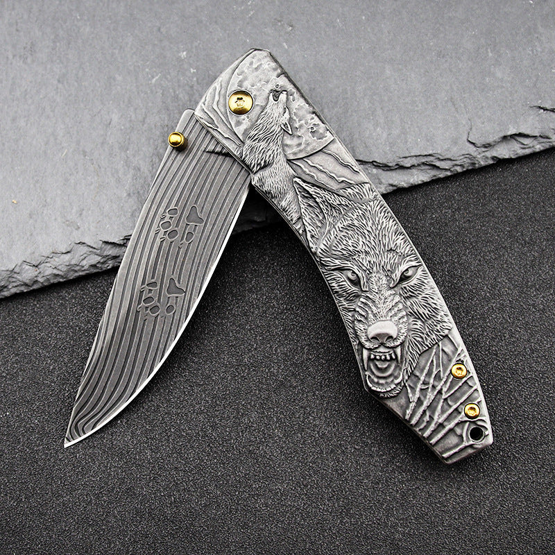 High Hardness Folding Outdoor Survival Knife