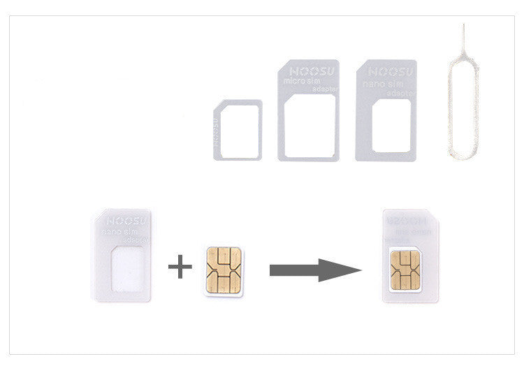 SIM Card Pin Recovery 4-in-1 Conversion Card
