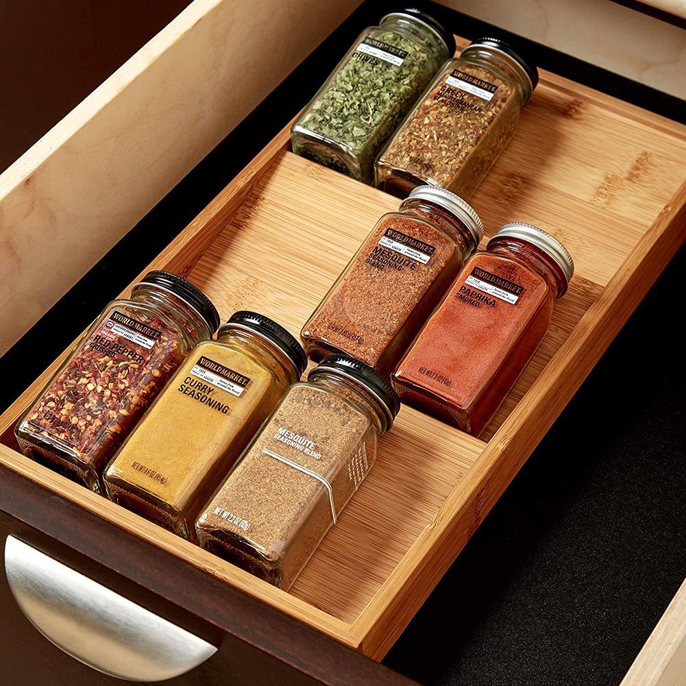 Seasoning Rack Drawer Type Seasoning Rack Kitchen Seasoning Bottle Rack Organizing Rack
