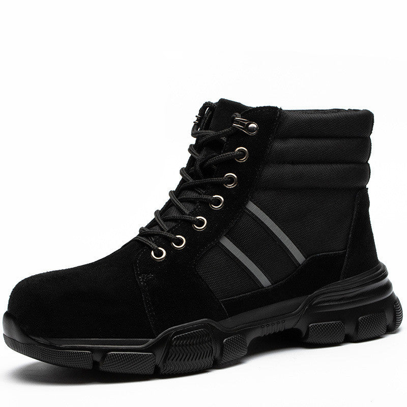 Oxford Cloth Anti-Smashing And Anti-Piercing High-Top Safety Shoes