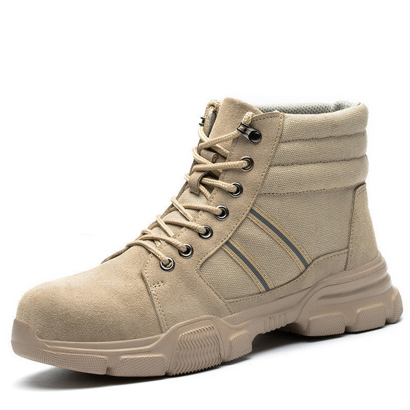 Oxford Cloth Anti-Smashing And Anti-Piercing High-Top Safety Shoes