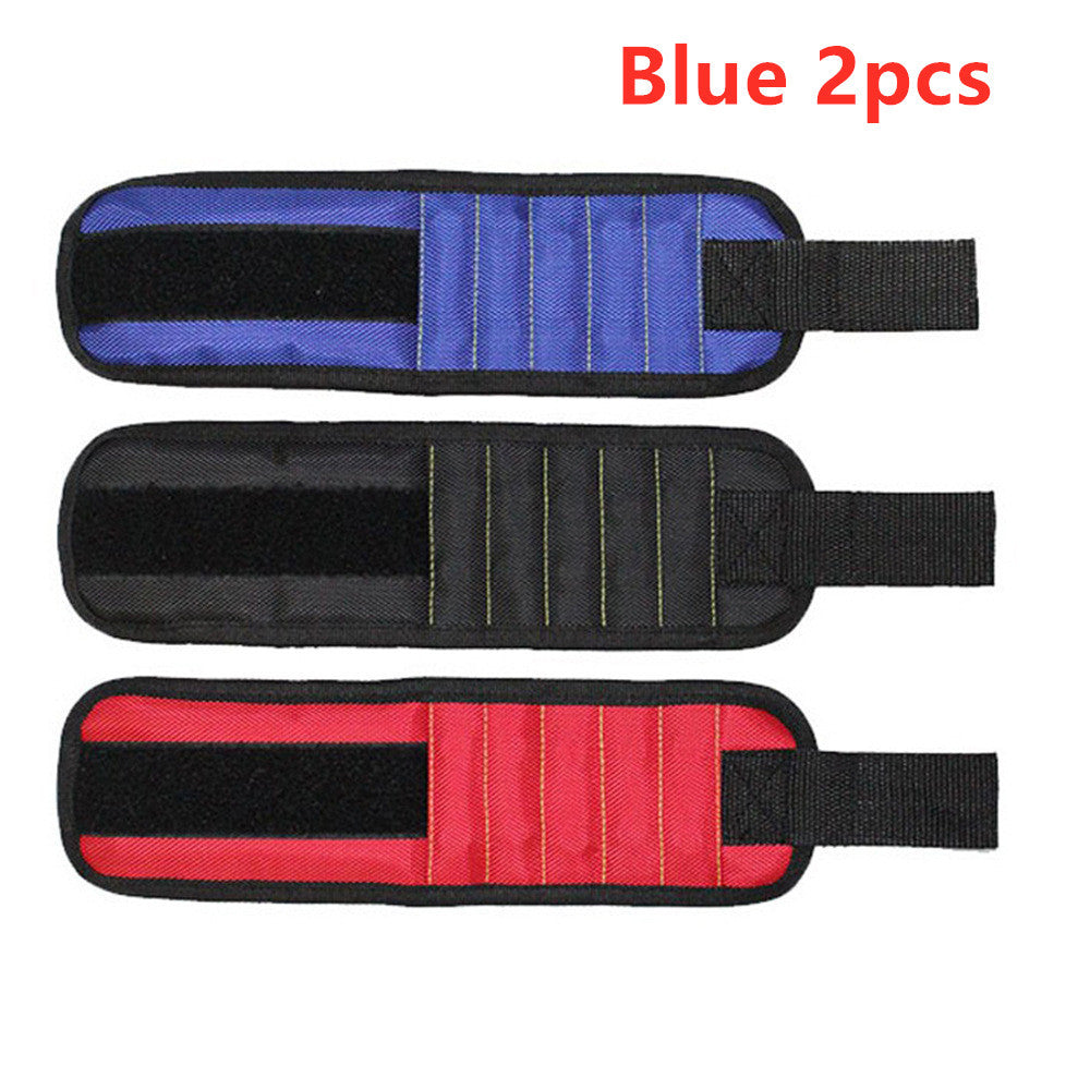 Fifteen Compartment Magnetic Wristband Tool Holder