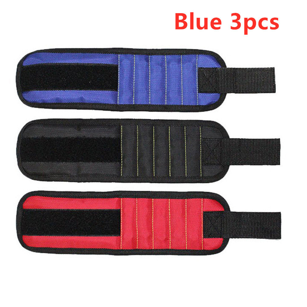 Fifteen Compartment Magnetic Wristband Tool Holder
