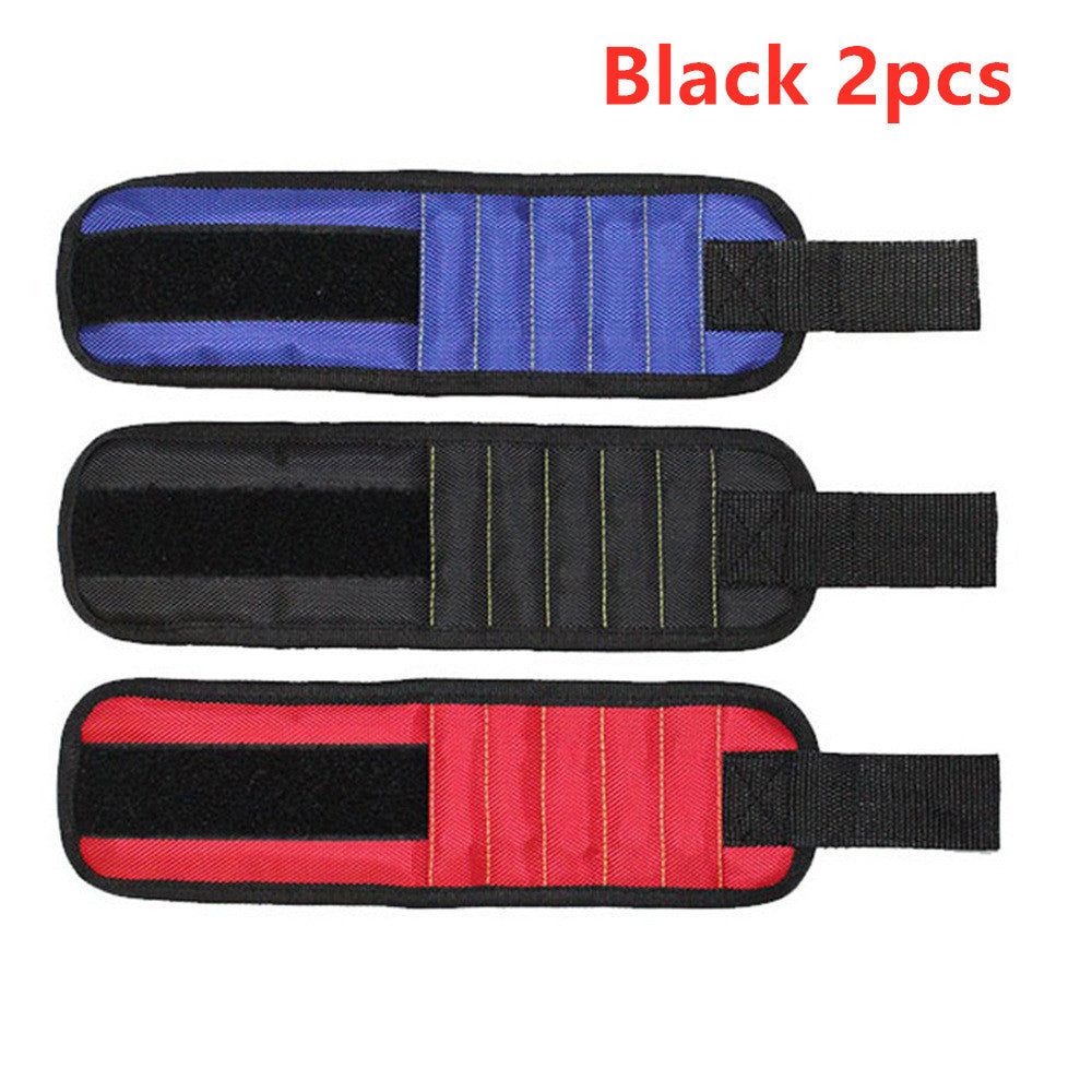 Fifteen Compartment Magnetic Wristband Tool Holder