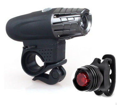 USB Rechargeable Bicycle Headlight Taillight Set