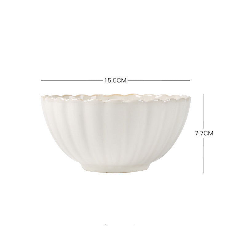 Nordic Ceramic Steak Plate Breakfast Tableware