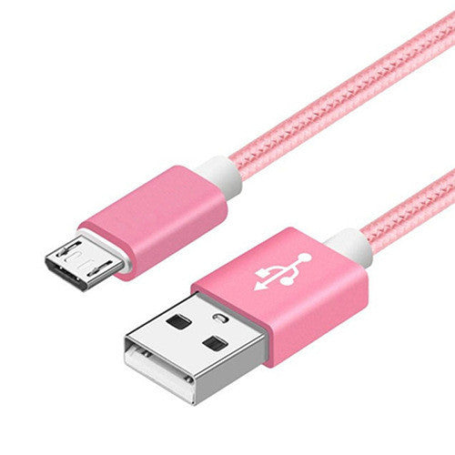 Nylon Braided V8 Charging Cable for Apple