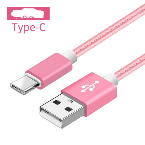 Nylon Braided V8 Charging Cable for Apple