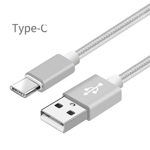 Nylon Braided V8 Charging Cable for Apple