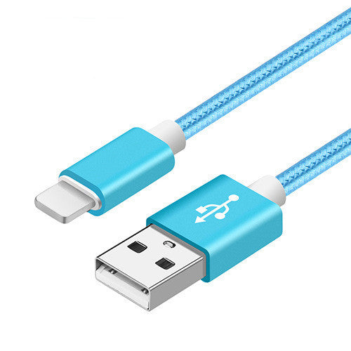 Nylon Braided V8 Charging Cable for Apple