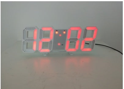 3D LED Digital Wall Clock