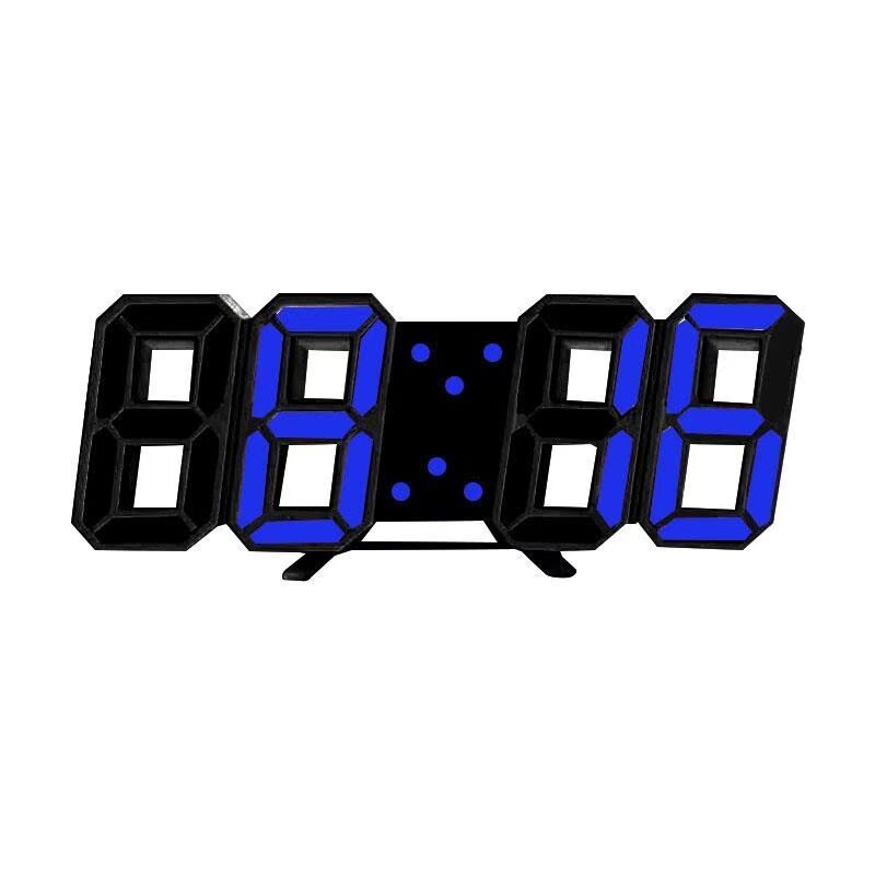 3D LED Digital Wall Clock