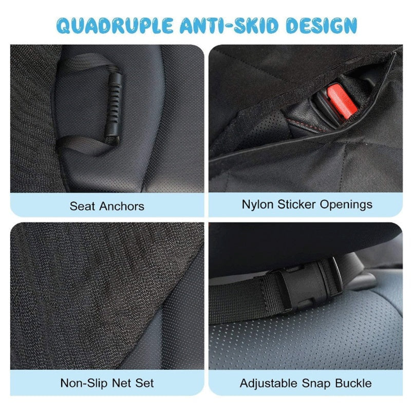 Orange Waterproof Car Pet Mat Custom