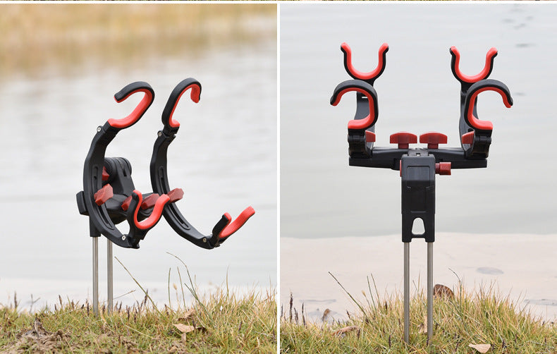 360° Adjustable Foldable Fishing Rod Holder - Universal Fit