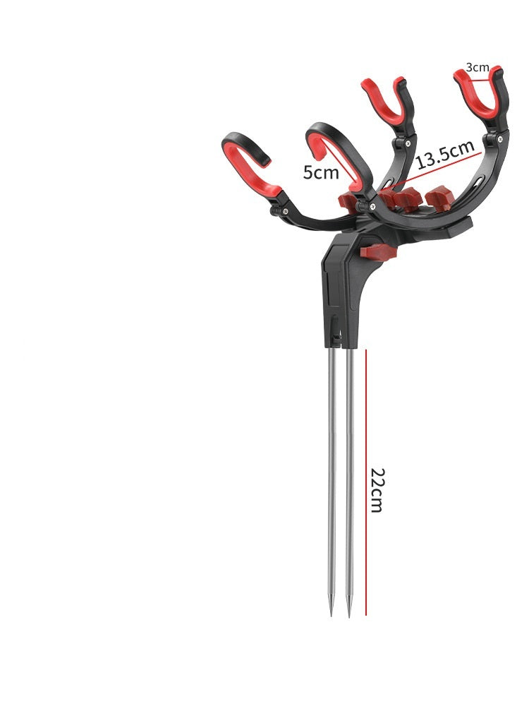 360° Adjustable Foldable Fishing Rod Holder - Universal Fit