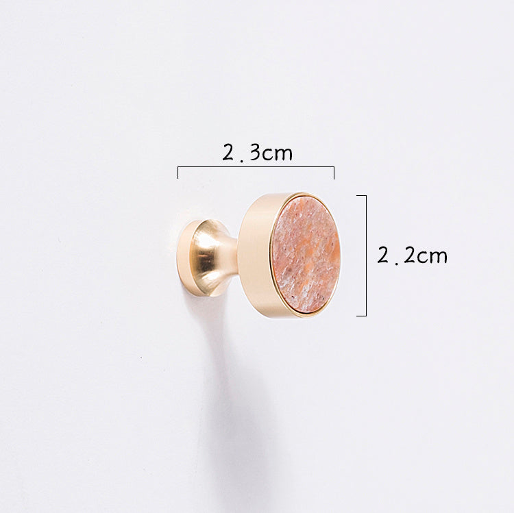 Nordic Marble Crystal Gold Brass Handle Light