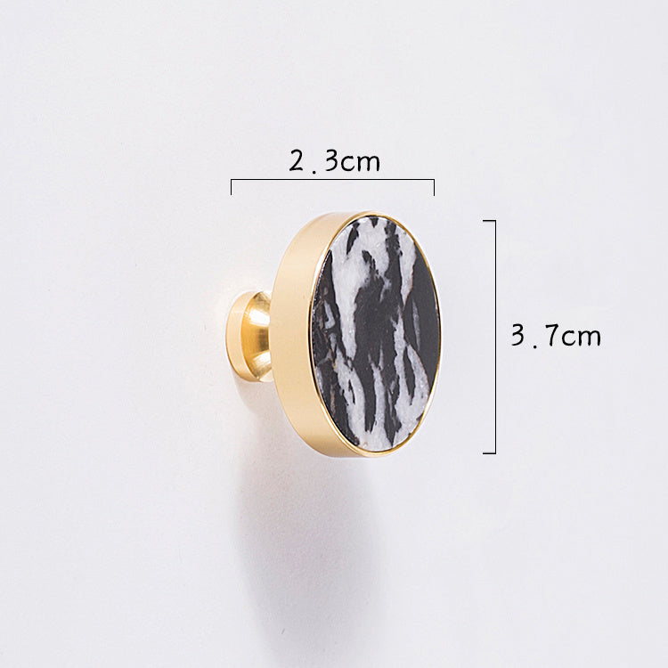 Nordic Marble Crystal Gold Brass Handle Light
