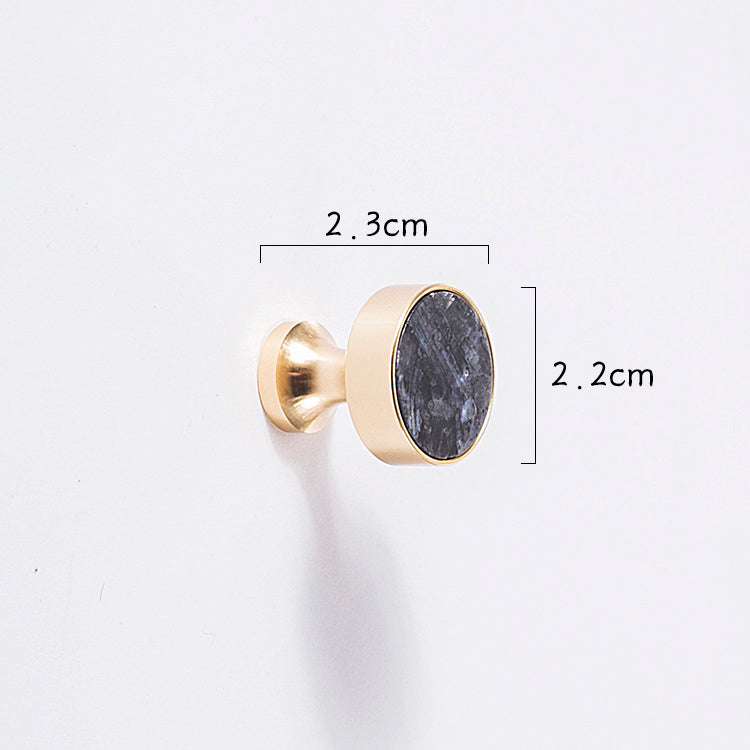 Nordic Marble Crystal Gold Brass Handle Light