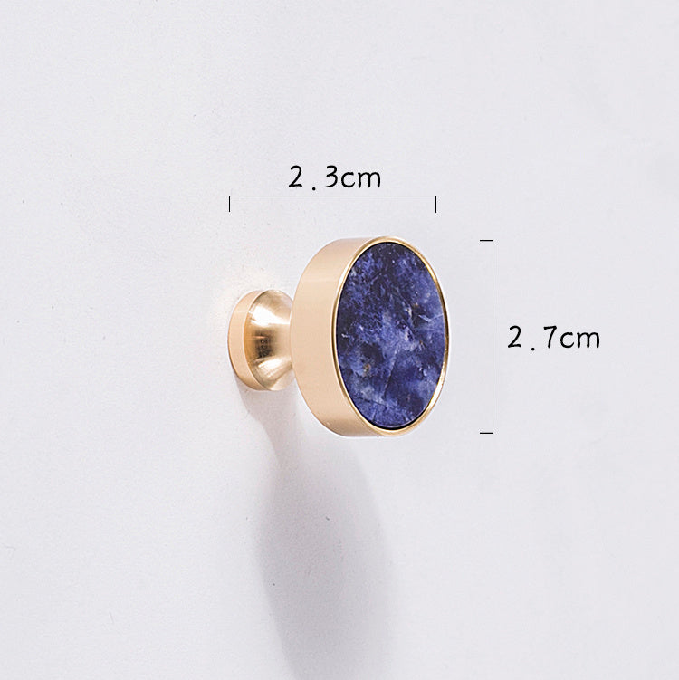 Nordic Marble Crystal Gold Brass Handle Light