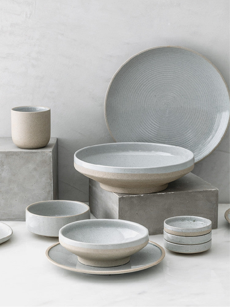 Household Dinner Plate Bowl and Plate Set