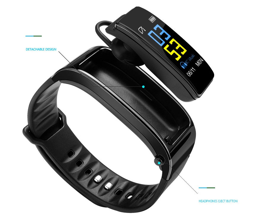 Color Screen Smart Bracelet with Bluetooth Call