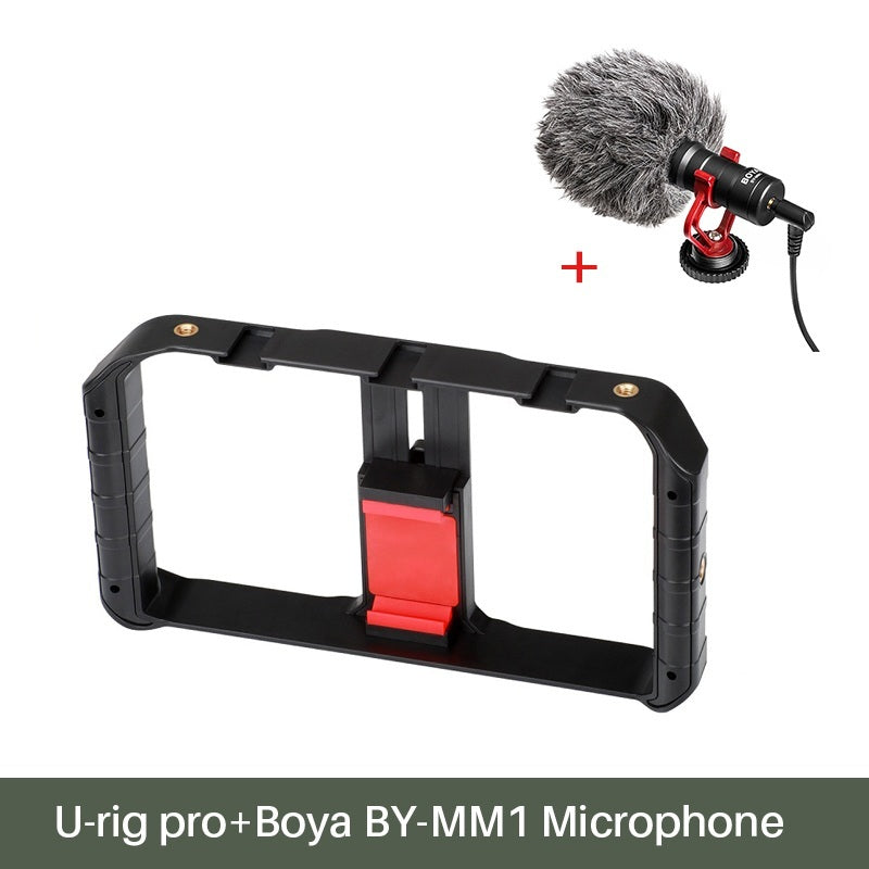 Compatible With Apple, Ulanzi Handheld Smartphone Video Rig Case For Samsung,Phone Rig Stabilizer For Live Stream Youtube Filmmaking Vlogger