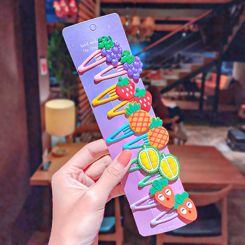 Ice Cream Child Hair Clip Set - 10 Pieces