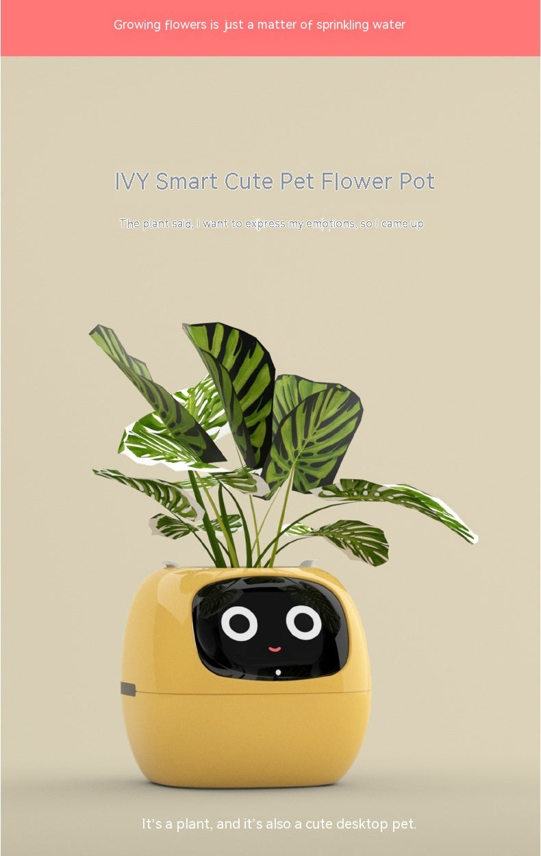 Smart AI Planter with Expressions and Sensors