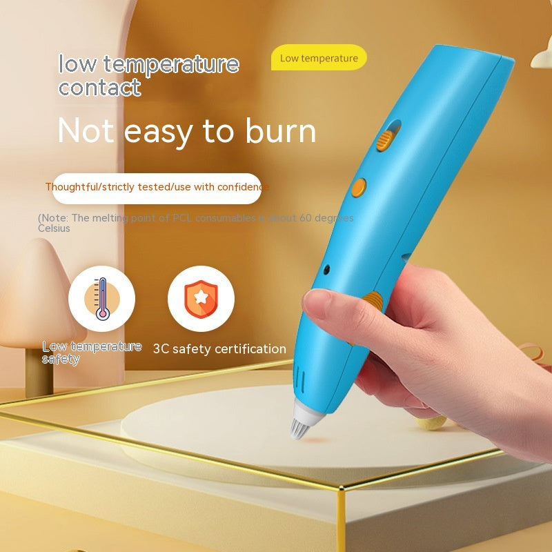 Wireless 3D Drawing Pen for Children's Graffiti