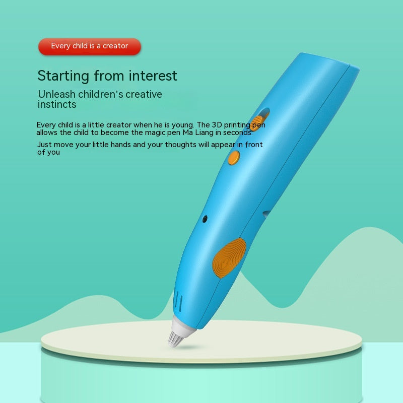 Wireless 3D Drawing Pen for Children's Graffiti