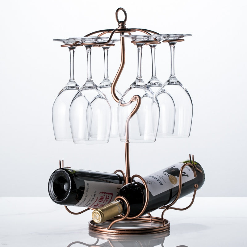 Upside Down Wine Glass Rack