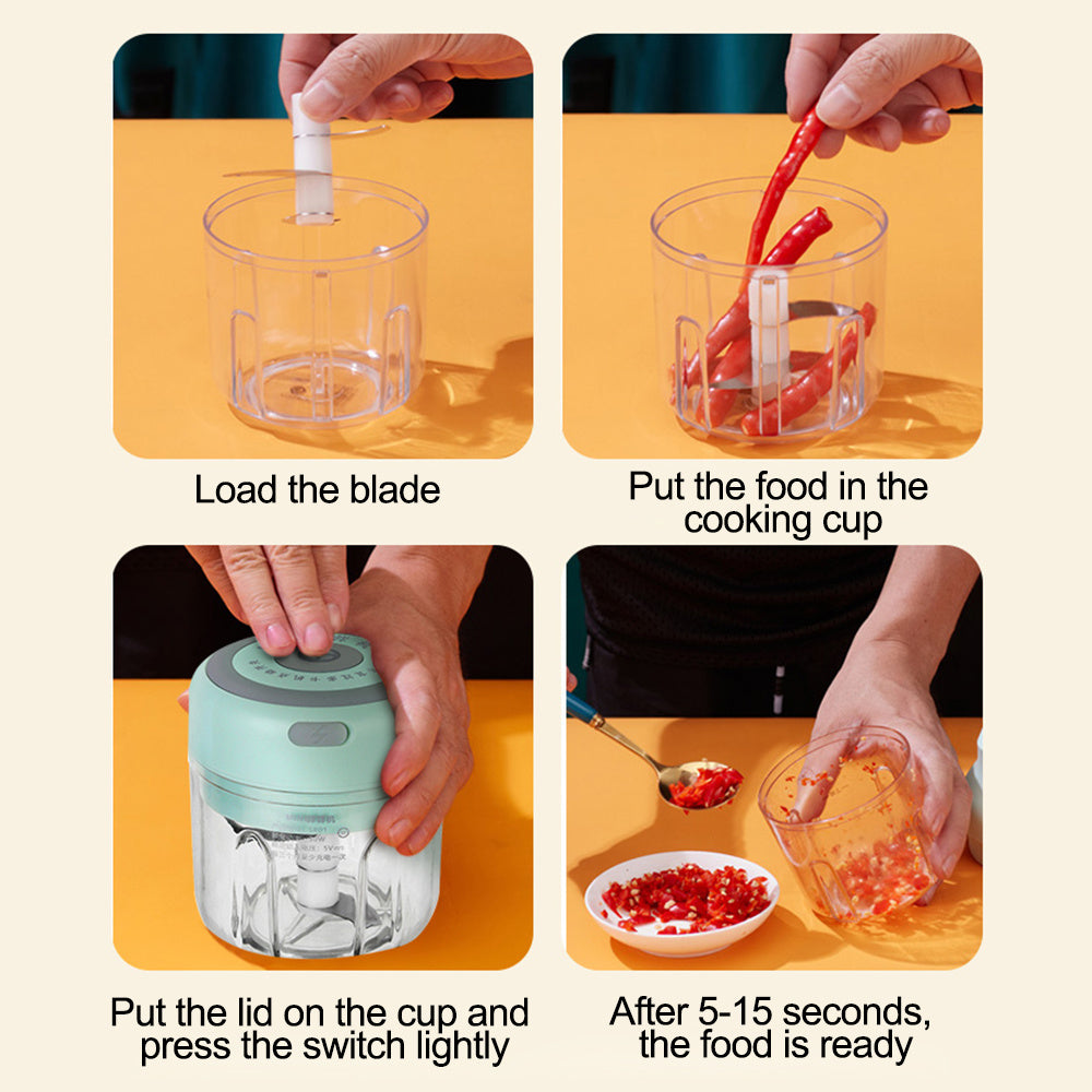 Mini Electric USB Garlic Chopper
