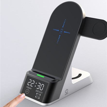 H35 Wireless Charger with Alarm Clock Multifunctional