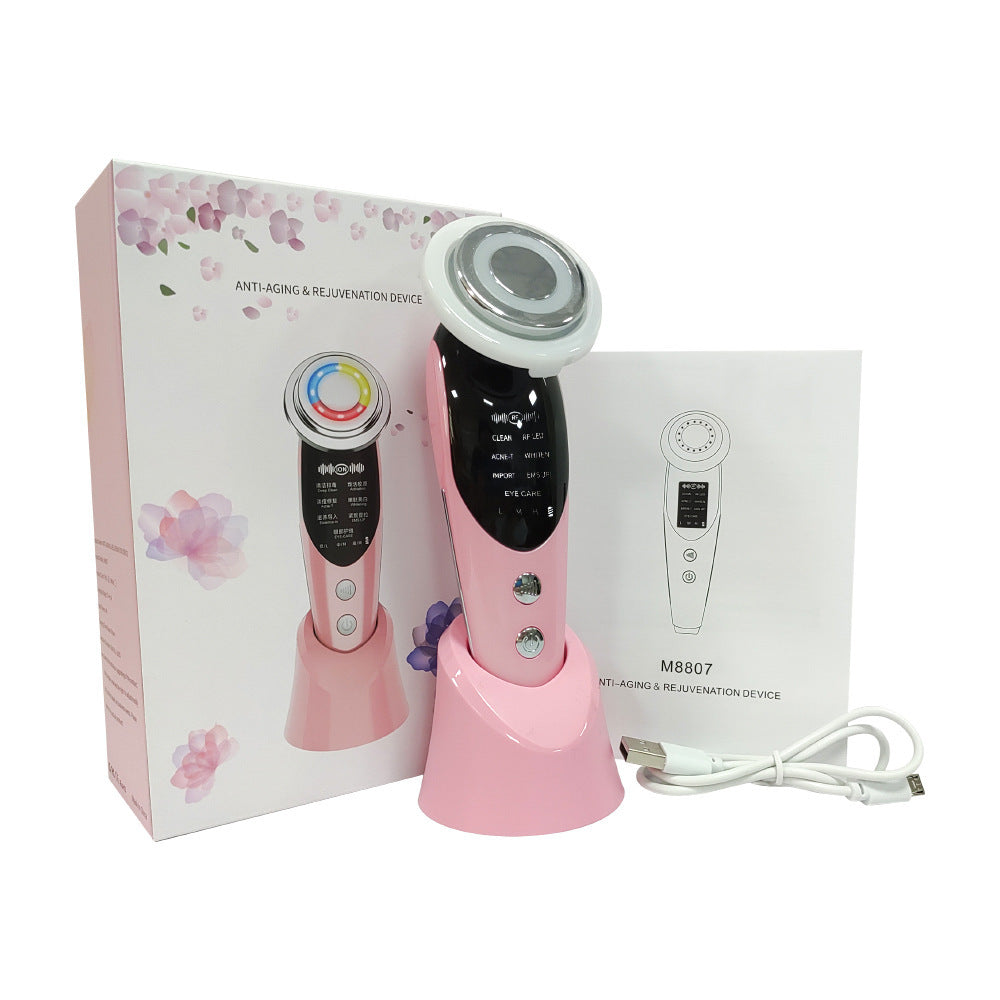7-in-1 Facial Massager EMS LED Skin Care Device