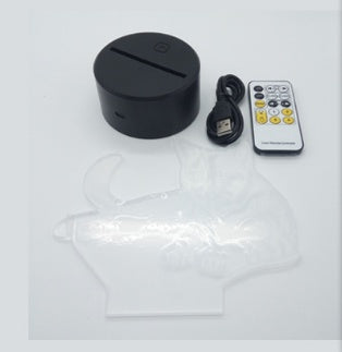 New Style 3D Motorcycle LED Lamp with Touch Remote