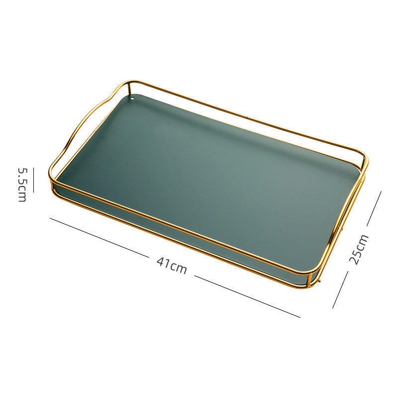 Household Rectangular Tea Tray Water Cup Storage