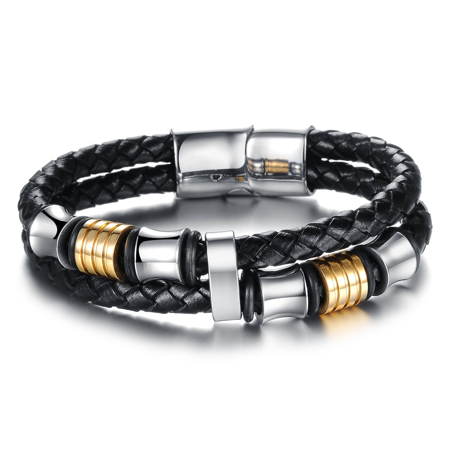 Magnetic buckle knitted hand chain