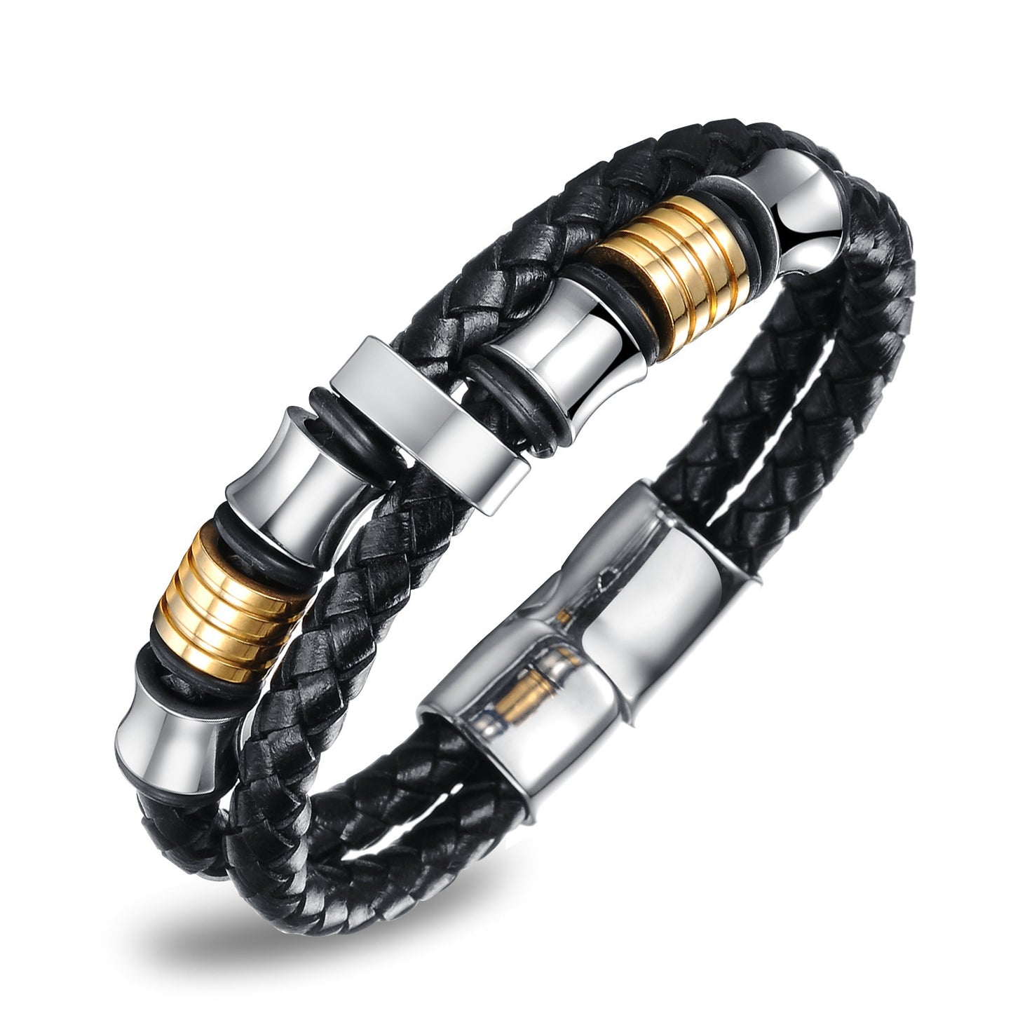 Magnetic buckle knitted hand chain