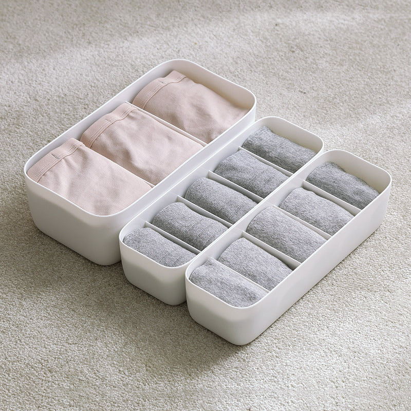 Socks and Underwear Storage Box Plastic Organizer