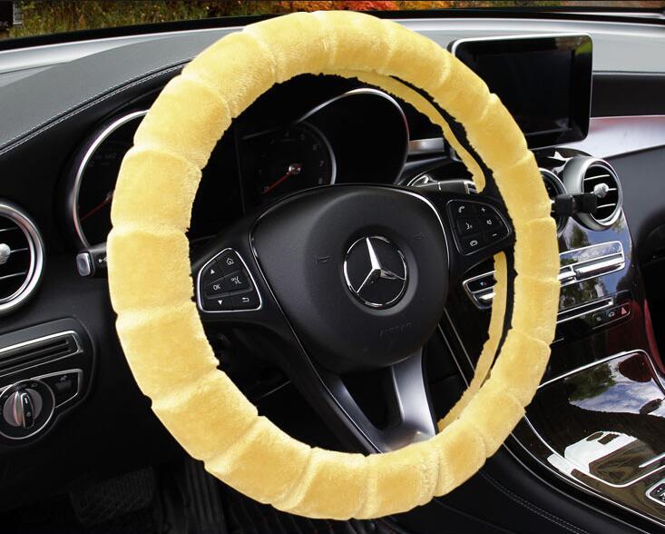 Velvet Plush Winter Steering Wheel Grip