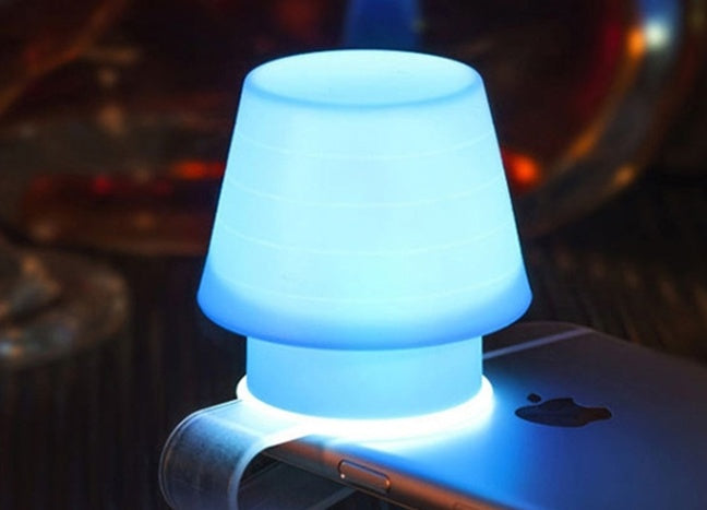 Mabor Stylish Cute Silicone Mobile Phone Holder Night Light Lamp Lampshade Gifts