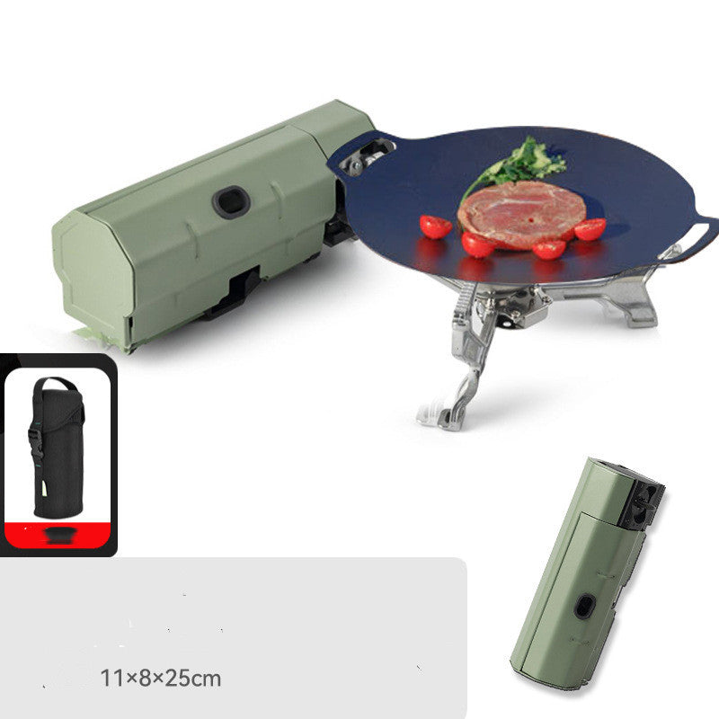 Portable Camping Gas Stove Folding Grill Cooker